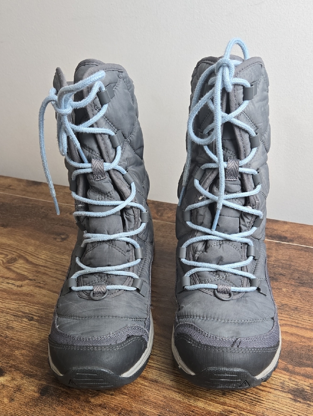 KEEN‎ Terradora II Grey Insulated Quilted Waterproof Winter Boots Women’s Sz 8